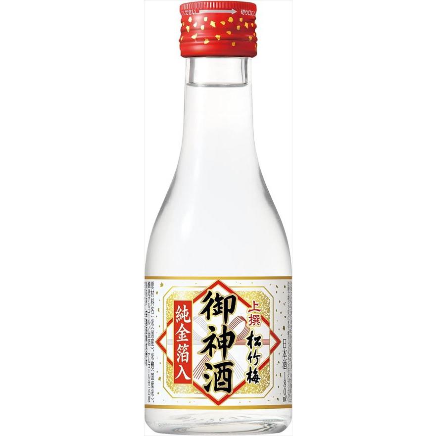 松竹梅 御神酒 純金箔入 日本酒 180mlx12本 : 御用蔵 大川 松竹梅 御神酒 純金箔入 日本酒 180mlx12本 : 御用蔵 大川