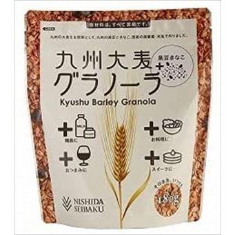 送料無料 西田精麦 九州大麦グラノーラ　黒豆きなこ 180g×24袋｜goyougura-okawa