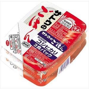 貨物輸送無料 サトウ食料雑貨類 サトウのごはん 新潟県産コシヒカリ 3食仕かける(200g×3食)×12個