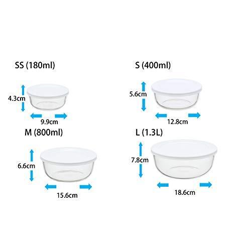 iwaki(イワキ) 耐熱ガラス 保存容器 L 1.3L パックぼうる KBC4160-W1|goyururi|07