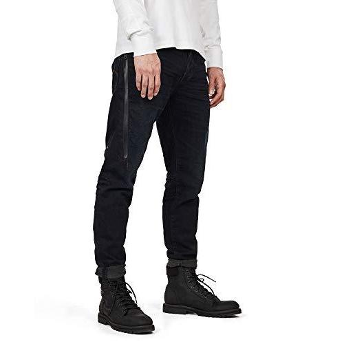 [G-Star RAW ジースターロゥ] ジーンズ メンズ スリム ストレッチ Citishield 3D Slim Tapered Jeans 中綿コート 【メーカー包装済】