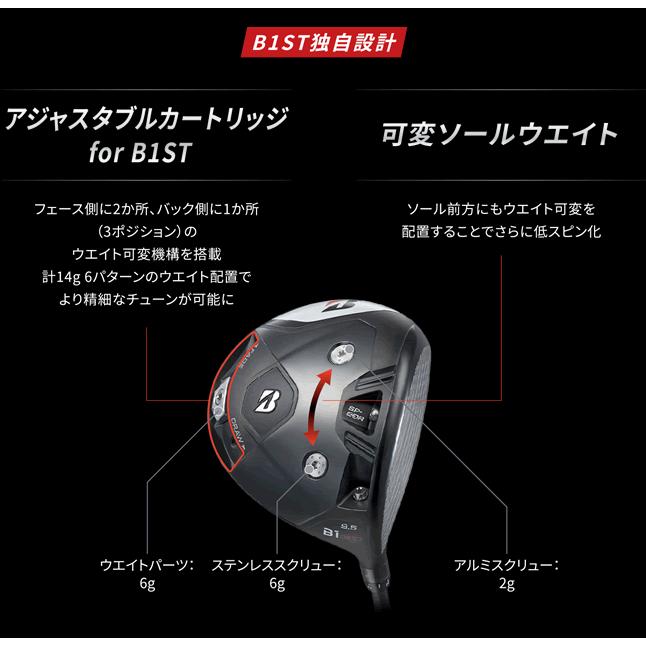 ブリヂストン ゴルフ B1STドライバー VENTUS-BS6/S フジクラベンタス