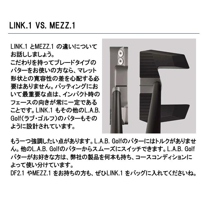 ラブゴルフ L.A.B.GOLF LINK.1 リンク1パター (33/34/35) ブレード