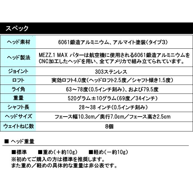 L.A.B. GOLF ラブゴルフ L.A.B.GOLF MEZZ.1 MAX メッツワン