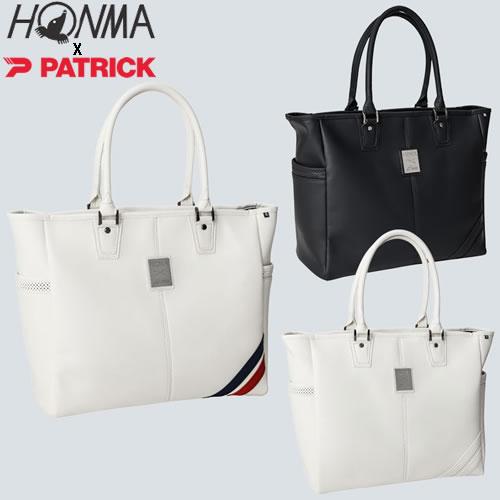 本間ゴルフ HONMA×PATRICK モノトーン ラウンドトートバッグ HONMA GOLF（本間ゴルフ） 直営店限定！本間ゴルフ HONMA×PATRICK