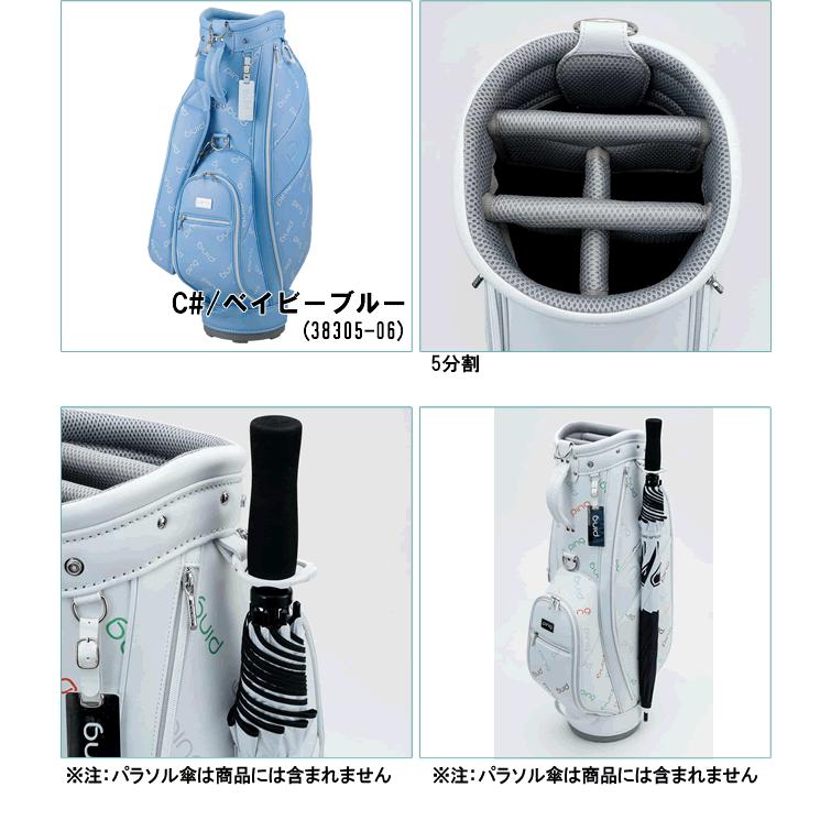 日本正規品！ピン PING LADIES レディース モノグラムキャディバッグ Monogram Cart Bag 8.5型 CB-L2503 ...