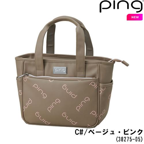 日本正規品！ピン PING LADIES レディース モノグラムラウンドトートバッグ Monogram RoundToto Bag GB-L2508の画像