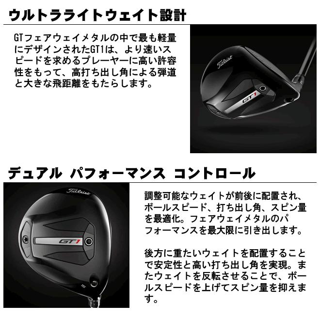 Titleist（タイトリスト） フェアウェイウッド GT1 FW Fujikura AIR