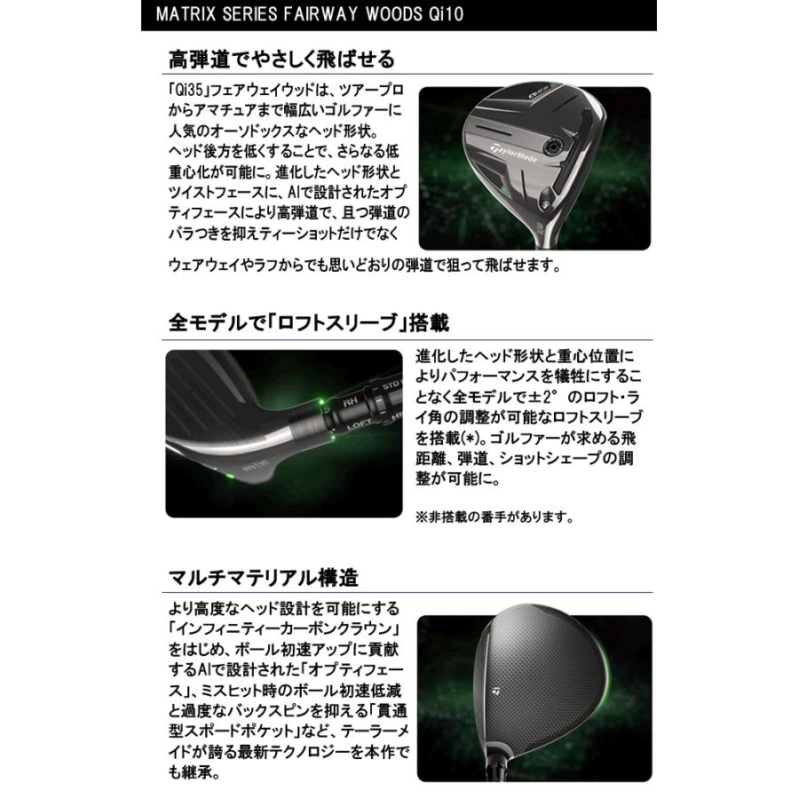 Qi35 テーラーメイド TaylorMade FAIRWAY WOOD フェアウェイウッド <br