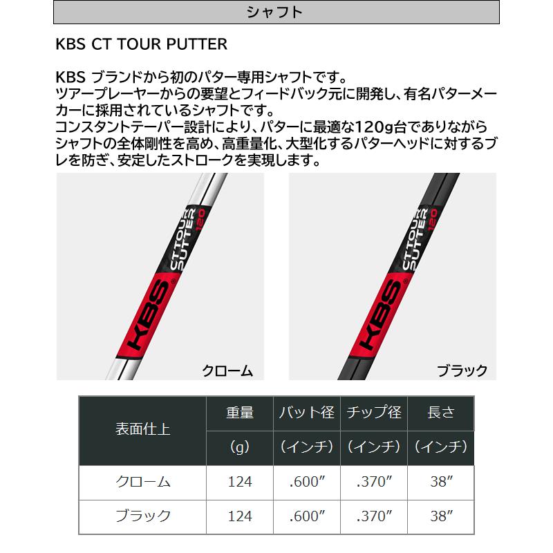 PXG バトルレディ2 パター バットアタック BATTLE READY II BAT ATTACK 正規品 ※純正ヘッドカバー付き｜gp-store｜05