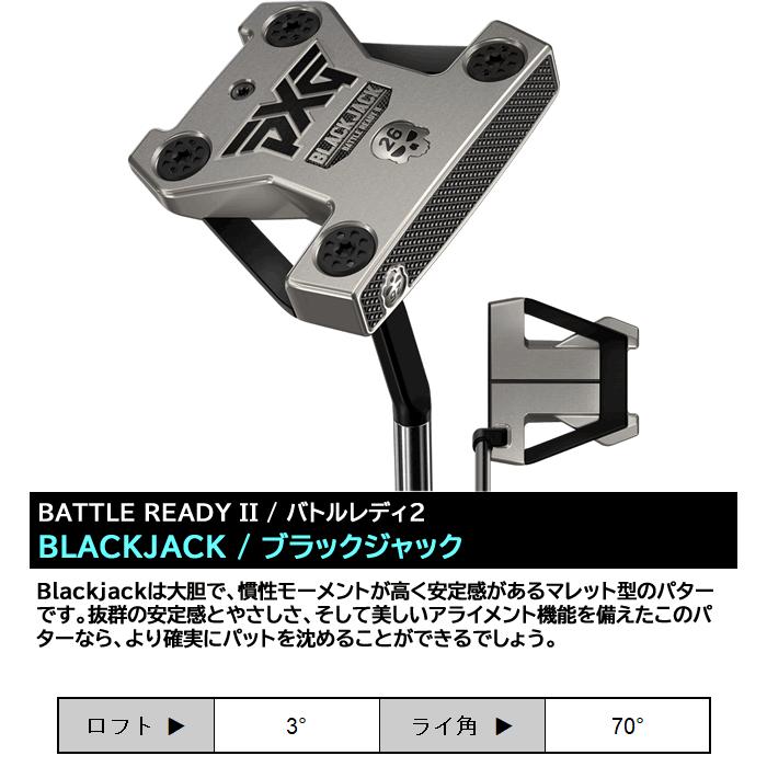 PXG バトルレディ2 パター ブラックジャック BATTLE READY II BLACKJACK 正規品 ※純正ヘッドカバー付き｜gp-store｜03