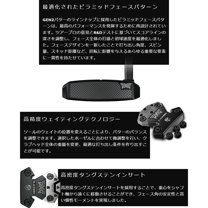 PXG パター バトルレディ ブラックバード BATTLE READY PUTTER 