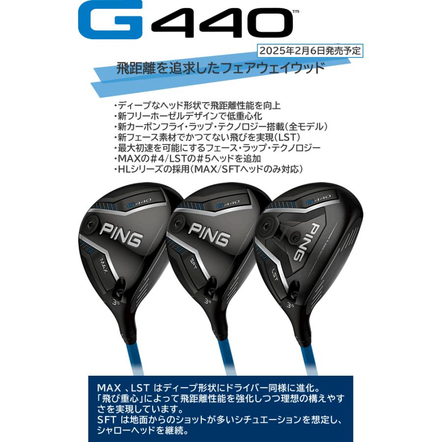 PING G440 フェアウェイウッド MAX SFT ピン ゴルフクラブ ALTA