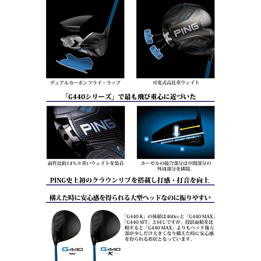 PING（ピン） PING G440K ドライバー ゴルフクラブ スピーダー NX