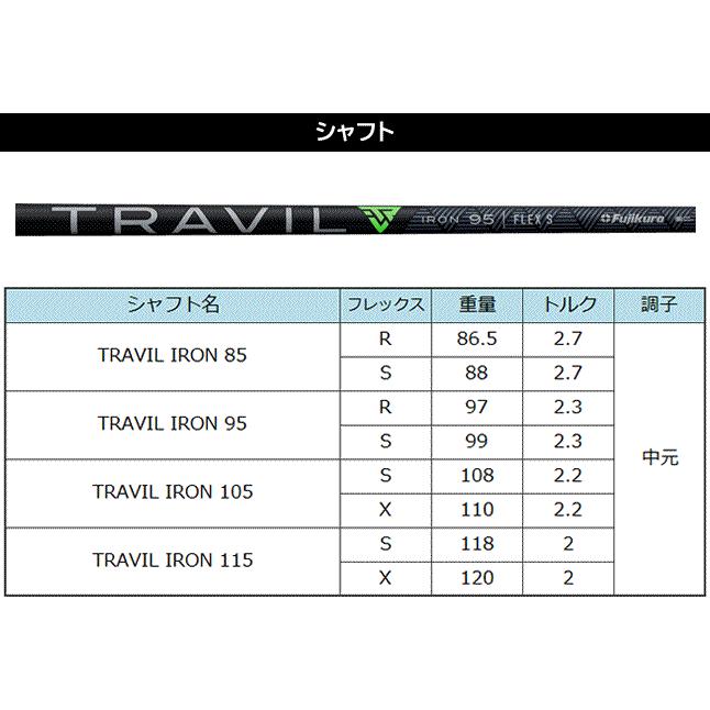 PXG アイアン GEN6 6本セット 0311P 0311XP ダブルブラック仕上げ フジクラ トラヴィル TRAVIL カーボンシャフト 左用あり 正規品｜gp-store｜06