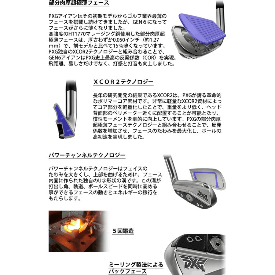 PXG GEN6 アイアン6本セット PXG GEN6 アイアン6本セット