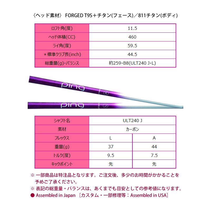 ピン ゴルフ PING GLe2 レディース ドライバー ピン ジー エルイー ピン ゴルフ PING GLe2 レディース ドライバー ピン ジー エルイー