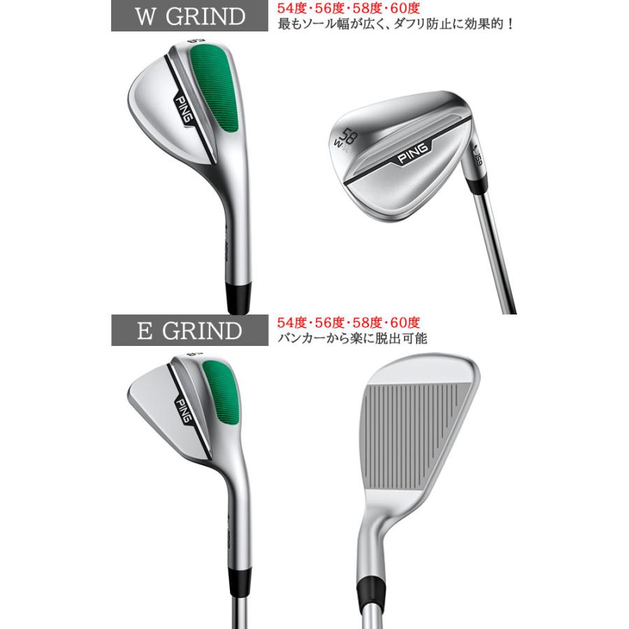 PING S159 ウェッジ ピン スチールシャフト モーダス ツアー 105 115 120 NSPRO MODUS TOUR ソールタイプ 6種類 左用あり｜gp-store｜04