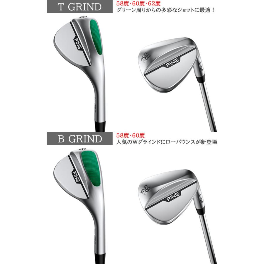 PING S159 ウェッジ スタンダードソール Sグラインド ミッドナイト仕上げ スチールシャフト モーダス ツアー 105 115 120 NSPRO MODUS TOUR 左用あり｜gp-store｜05