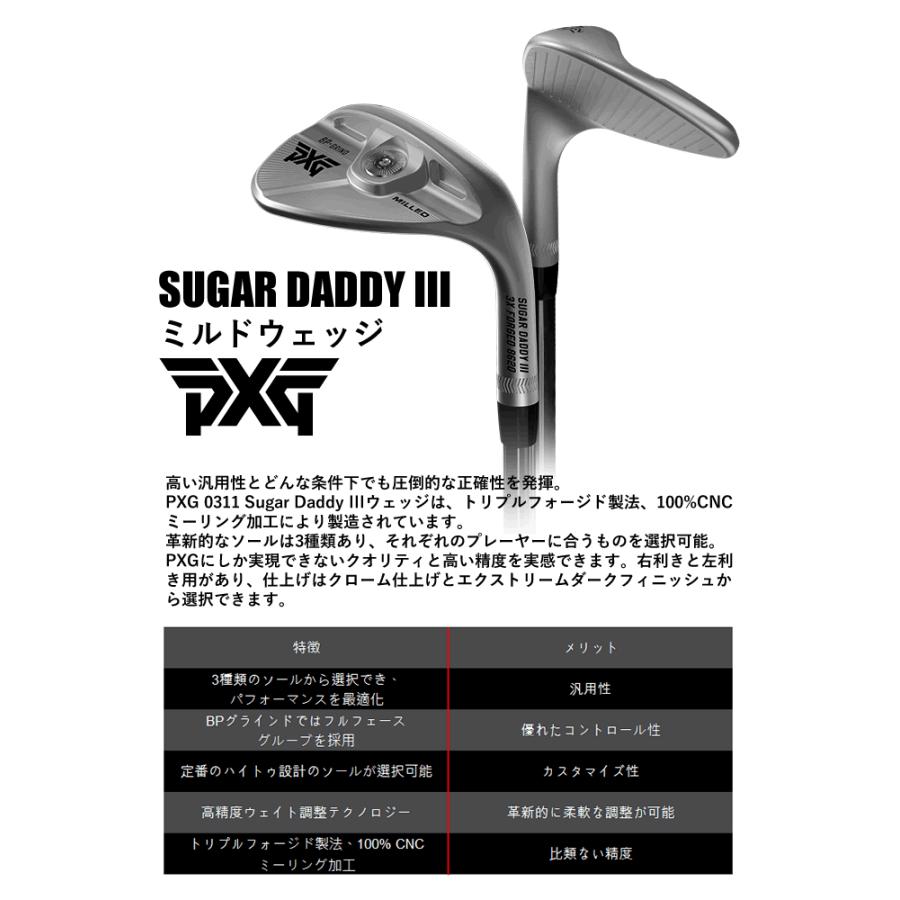 PXG Sugar Daddy 0311ウェッジ Sugar Daddy III Wedges | Milled Golf Wedges | PXG Japan