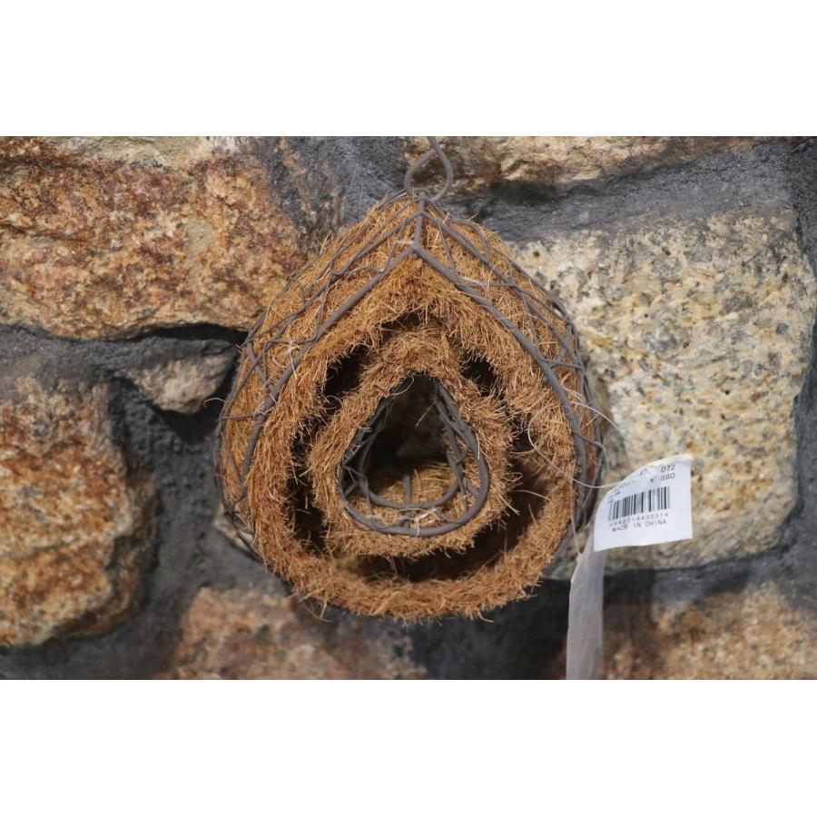 カルチベーター 04 3031 S字フック付き サビ色ランダムワイヤードロップ型壁掛ss リース リース形プランター 上等 サビ 色ランダムワイヤードロップ型壁掛ss