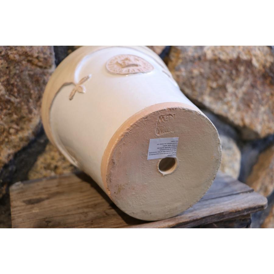 Kew Garden】フォールズキューポット ボーンホワイト おしゃれ 植木鉢