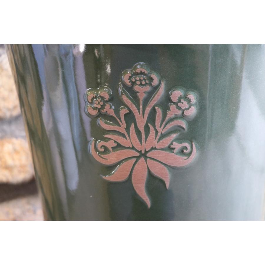 ウイリアムモリス William Morris ランズポット Lサイズ グリーン 陶器 