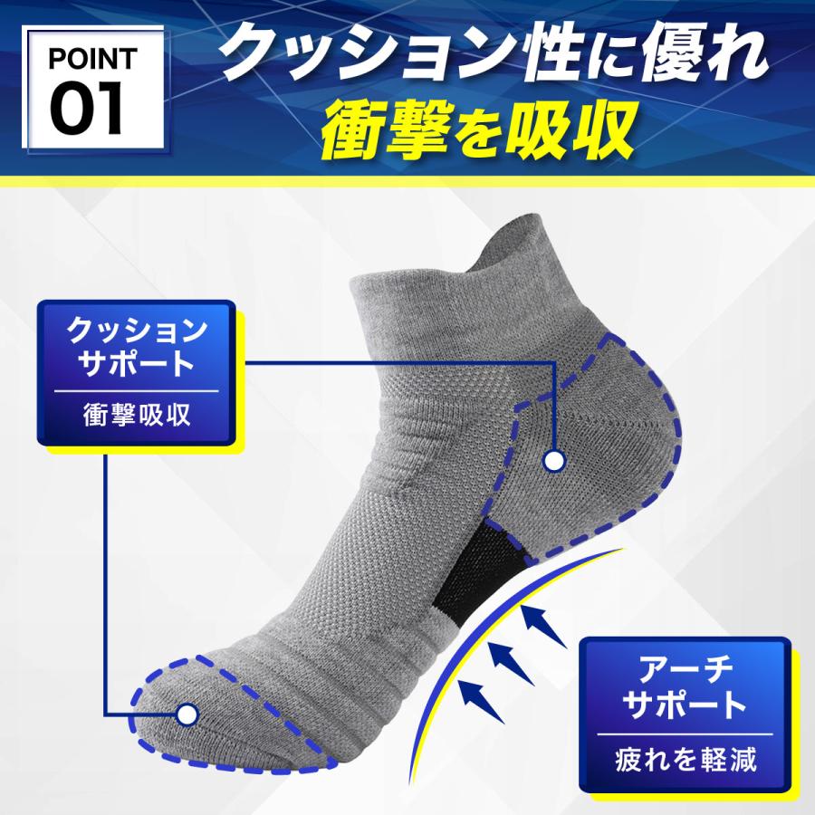 靴下 スポーツ メンズ ショート ソックス くるぶし 短め 運動 学生 厚手 セット |  | 14