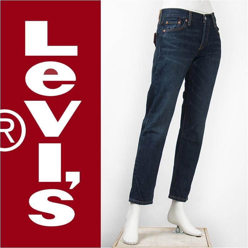 国内外の人気 テーパードシルエットにカスタマイズされたレディース501 リーバイス 0012 Women For Jeans 501 Levi S ダークユーズド 13oz デニム カスタマイズド テーパード ボタンフライ 501ct Levi S レディース ボトムス パンツ