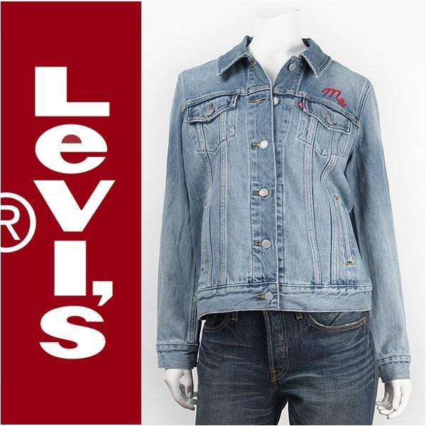安い Levi S リーバイス レディース 刺繍 ボーイフレンド トラッカージャケット デニム ライトユーズド Levi S Women S Embroidered Bf Trucker Jacket 194 0000 保障できる Www Simon Page Com