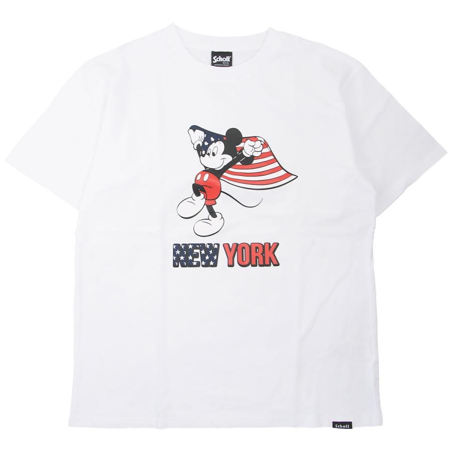 Schott Disney ショット ディズニー ミッキーマウス ｔシャツ Schott Disney T Shirt New York Mickey Mouse 01 国内正規品 半袖 01 ジーンズ ジーパ ウェブサイト 通販 Yahoo ショッピング