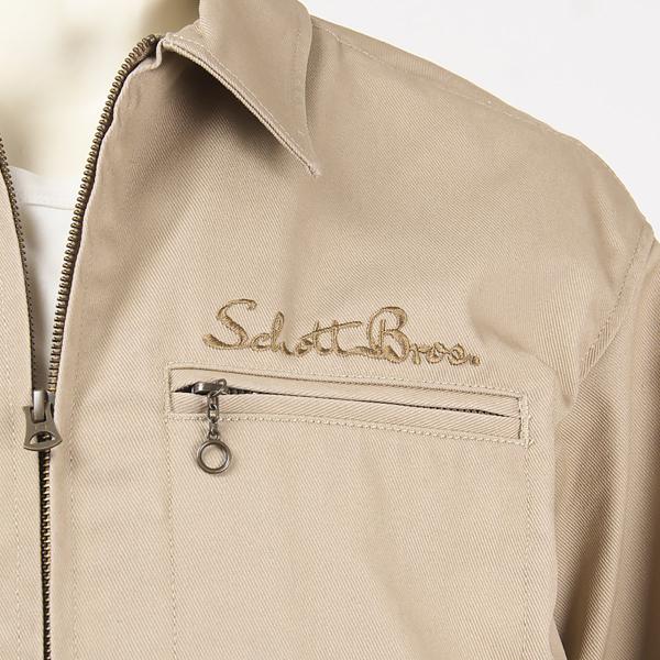 Schott ショット TC ワークジャケット SCHOTT TC WORK JACKET 3112055-53/782-3952005-180【国内正規品/綿ポリエステル混紡/ツイル/7823952005】｜gpa｜03