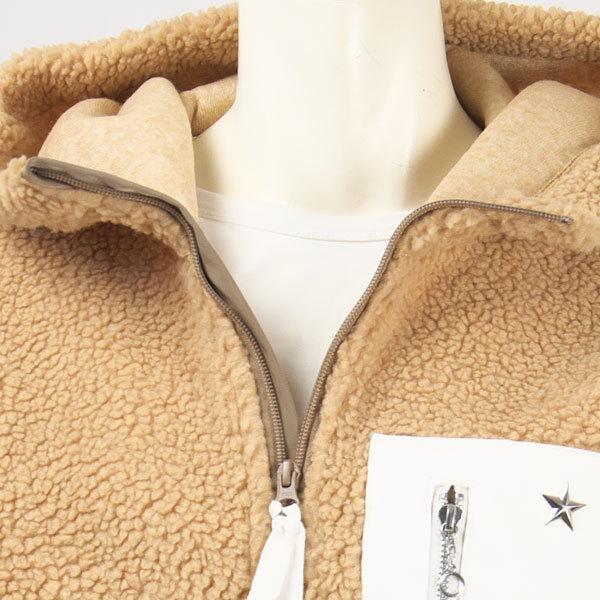 Schott N.Y.C ショット 鹿革 ポケット ボアフリース ジャケット Schott N.Y.C ショット 鹿革 ポケット ボアフリース ジャケット