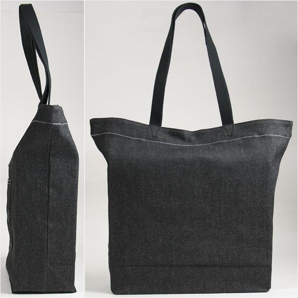 Levi's リーバイス トートバッグ デニム LEVI'S SHOPPER WITH CLOSURE 38010-0108【国内正規品/TOTE/手提げカバン/ブラック】｜gpa｜02