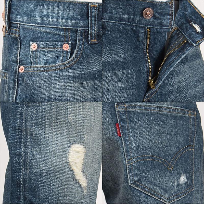 【国内正規品】リーバイス LEVI'S 505 1967年モデル カスタム セルビッジデニム ダメージ VINTAGE CLOTHING Jeans for Women 50569-0021 LVC・復刻版・ジーンズ｜gpa｜03