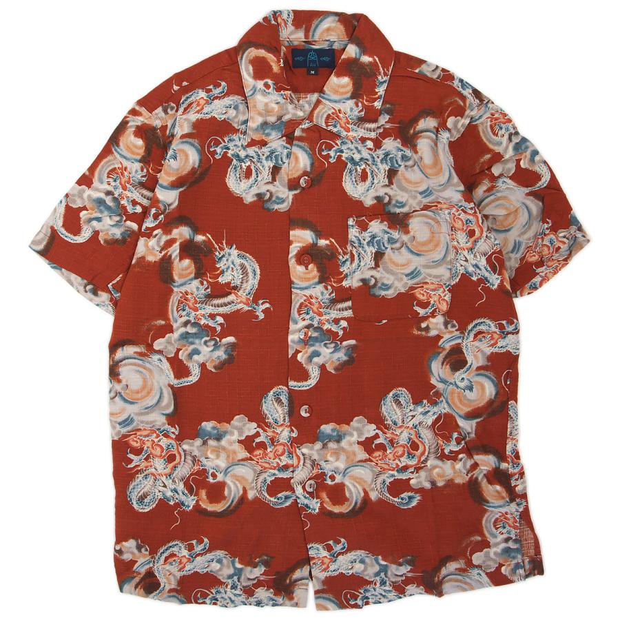 Ku 空 雲龍 アロハシャツ バンブー KU USA ALOHA SHIRT 516530