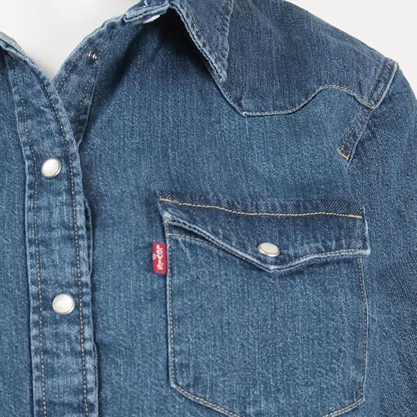 LEVI'S (R) レディースウェスタンシャツ　XSサイズ Levi's シャツ 「Levi's」ブラックウエスタンシャツ メンズ
