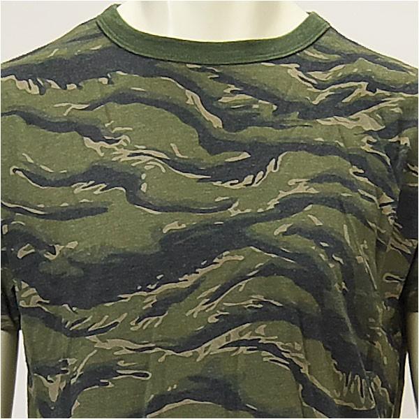 Avirex アビレックス 半袖 クルーネック カモフラージュＴシャツ AVIREX S/S CREW NECK CAMOUFLAGE TEE U.S.A. TIGER STRIPE 6173098-09｜gpa｜03