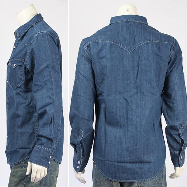 Y*i様 soerte オーバーサイズデニムウエスタンシャツ　サイズ2 soerte（ソエルテ）の「Oversize denim western shirt / オーバー