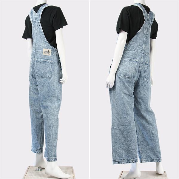 Levi's リーバイス シルバータブ レディース クロップド オーバーオール LEVI'S SILVER TAB WOMEN'S CROP OVERALL A6280-0000【国内正規品/デニム/ジーンズ】_1