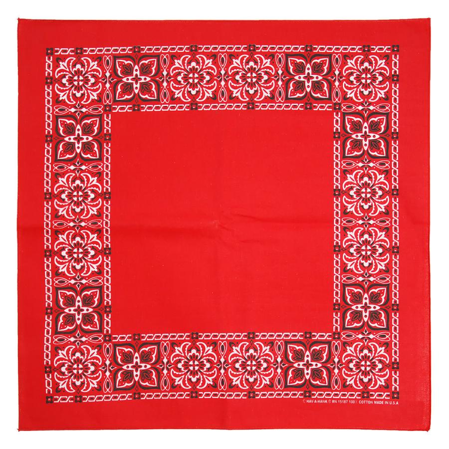 Hav-A-Hank ハバハンク バンダナ HAV-A-HANK BANDANNA OPEN CENTER PAISLEYS MADE IN THE USA B22OPE-000401【米国製/クリックポスト対応可】｜gpa｜03