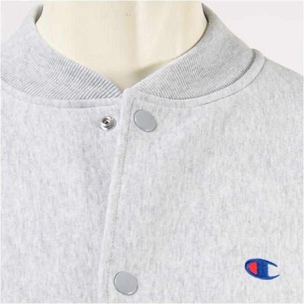 Champion チャンピオン リバースウィーブ ストームシェル スナップ スウェットジャケット REVERSE WEAVE STORMSHELL SNAP SWEAT JACKET C3-L008-040｜gpa｜03