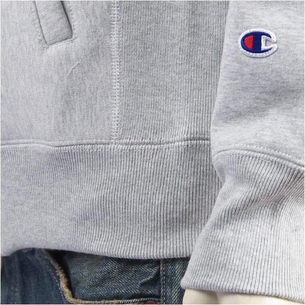 Champion チャンピオン リバースウィーブ ストームシェル スナップ スウェットジャケット REVERSE WEAVE STORMSHELL SNAP SWEAT JACKET C3-L008-040｜gpa｜04