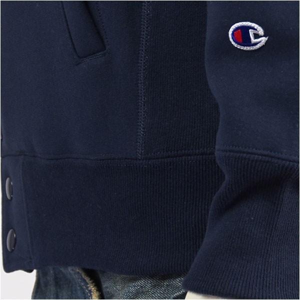 Champion チャンピオン リバースウィーブ ストームシェル スナップ スウェットジャケット REVERSE WEAVE STORMSHELL SNAP SWEAT JACKET C3-L008-370｜gpa｜04