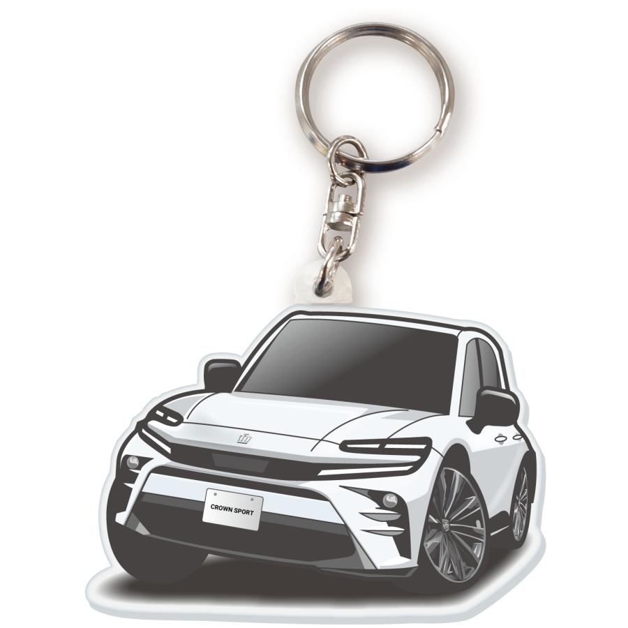 カーアクリルキーホルダー トヨタライセンス商品 クラウンスポーツ（16