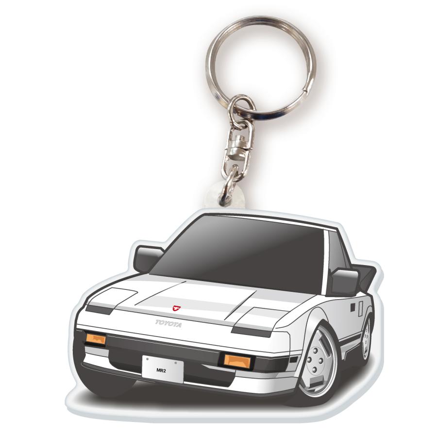 カーアクリルキーホルダー トヨタライセンス商品 MR2 AW10/11系 ちび