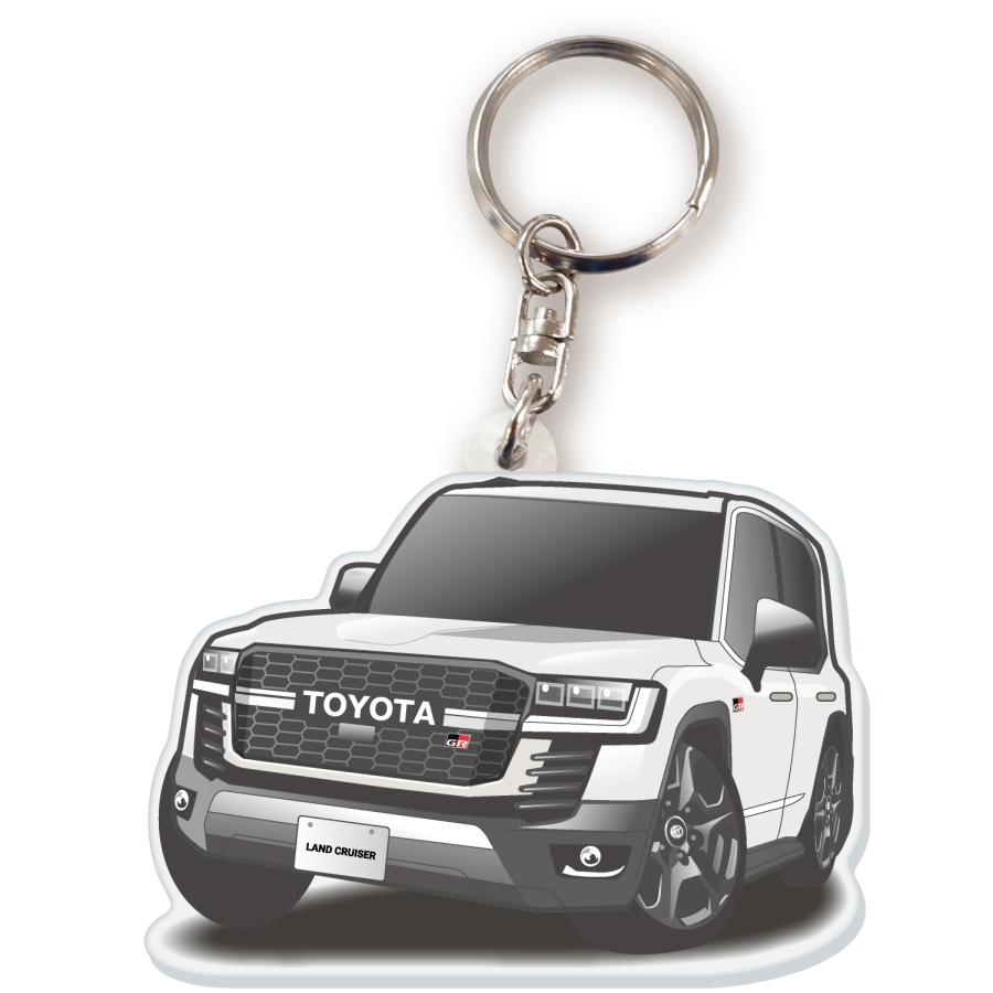 カーアクリルキーホルダー トヨタライセンス商品 ランドクルーザー GR