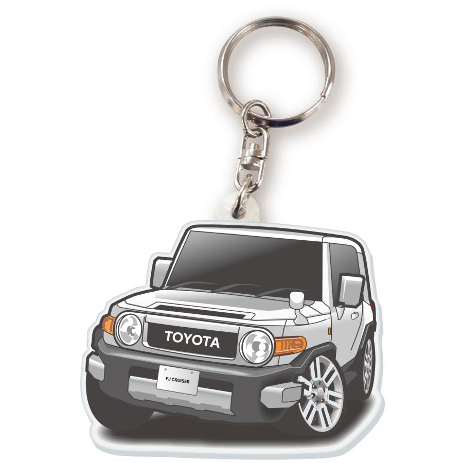 カーアクリルキーホルダー トヨタライセンス商品 FJクルーザー ちび