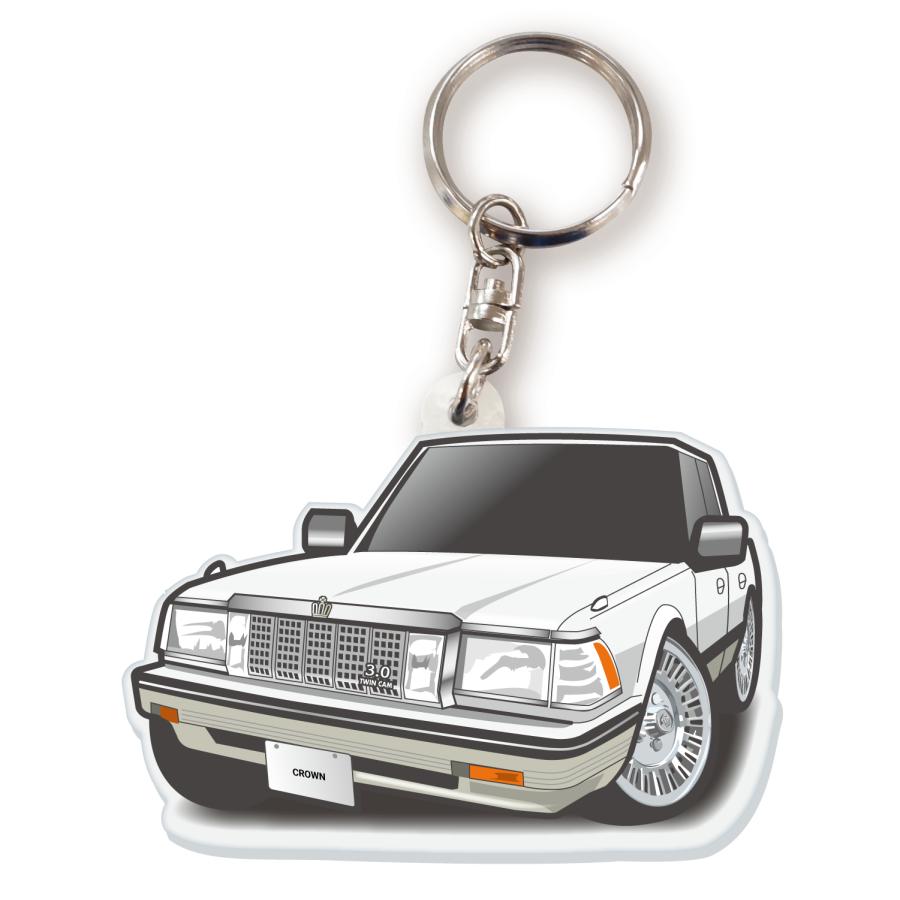 カーアクリルキーホルダー トヨタライセンス商品 クラウン7代目ハード