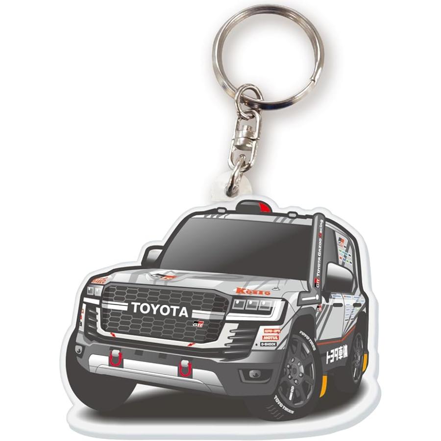 カーアクリルキーホルダー トヨタライセンス商品 TLC チーム
